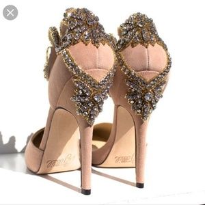 ISO Aminah Abdul Jillil Crystal Pumps (Nude)